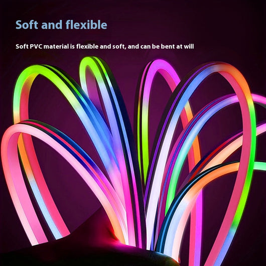 Tira de Luz Neon LED Multicolor de Bajo Voltaje Flexible - Image 3