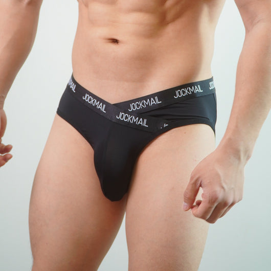 Calzoncillos Briefs Deportivos de Tiro Bajo y Letras para Hombre - Image 9