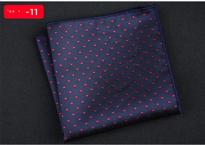 Pañuelo Cuadrado Retro con Bordado Texturizado para Hombre - Image 43
