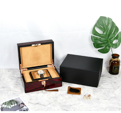 Caja de Reloj de Madera Premium con Compartimento Individual