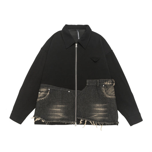 Chaqueta Denim con Costura de Diseño para Mujer - Image 9