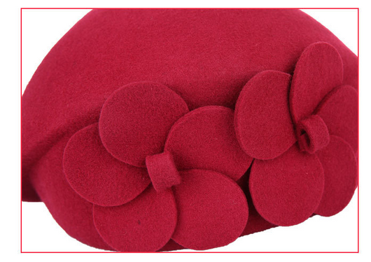 Boina Doble Flor de Lana - Elegancia y Estilo Sofisticado - Image 13