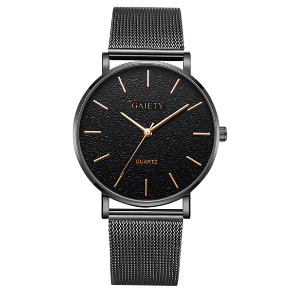 Reloj Casual de Acero para Hombre con Pulsera de Malla