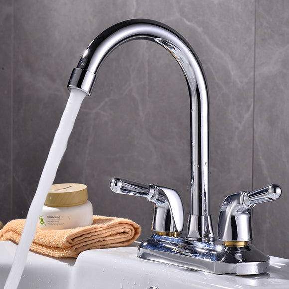 Fregadero Doble de Cobre Giratorio Estilo Clásico para Cocina