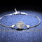 Pulsera de Plata 925 con Moissanita en Seis Garras