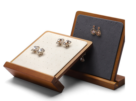 Exhibidor de Joyas en Madera Maciza - Soporte para Aretes y Accesorios - Image 12