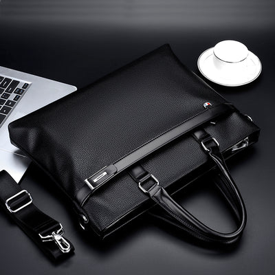 Maletín Ejecutivo de Cuero Suave Gran Capacidad para Hombre - Image 21