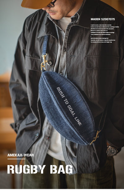 Bolsa Cruzada Madden Workwear Denim Retro Rugby - Image 9
