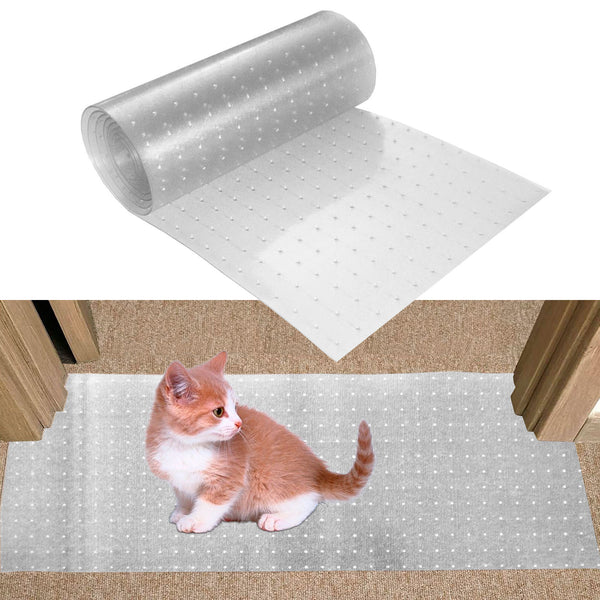 Protector Transparente Antirasguños para Puertas de Gatos y Pisos