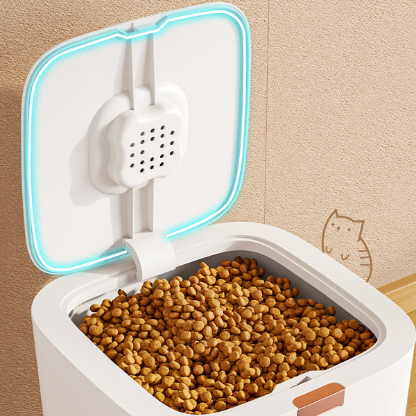 Barril de Almacenamiento Grande con Cierre Hermético para Alimentos de Mascotas