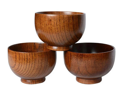Tazón de Madera Estilo Japonés para Arroz, Sopa y Ensaladas - Image 15