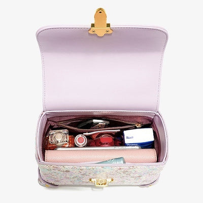 Bolso de Mano de Cuero con Patrón de Serpiente - Image 7