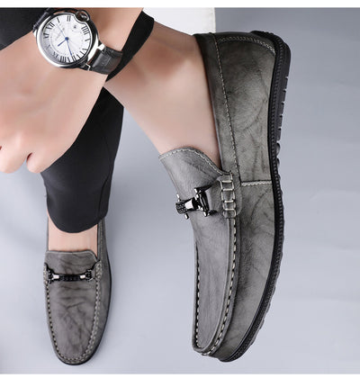 Zapatos de Cuero Genuino Transpirables Talla Grande para Hombre - Image 11