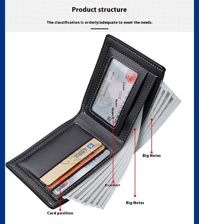 Billetera Horizontal Plegable para Hombre - Leisure Two Fold - Image 16