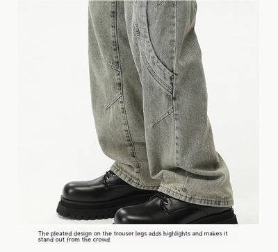 Jeans Rectos Holgados Resistentes para Hombre sin Elastano - Image 13