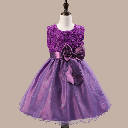 Vestido de Princesa Tutú Floral para Niña - Fiesta, Boda y Cumpleaños - Image 28