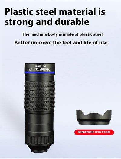 Lente Teleobjetivo 36x para Smartphone - Kit Completo de Fotografía Móvil - Image 17