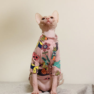 Ropa Casual Elegante para Gatos sin Pelo - Image 8