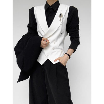 Chaleco de Traje para Mujer Blanco Entallado - Elegancia Sofisticada - Image 7