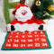 Calendario Floral de Terciopelo Navideño para Adultos Mayores