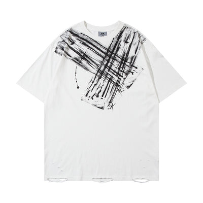Camiseta Estampado Artístico Dirty para Hombre