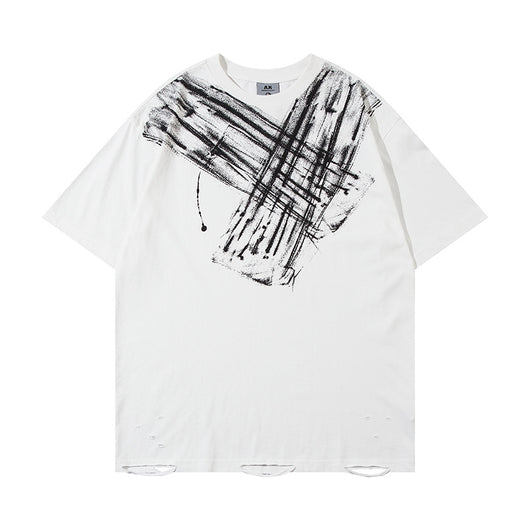 Camiseta Estampado Artístico Dirty para Hombre