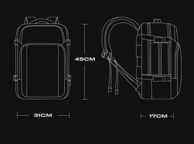 Mochila de Viaje para Hombre con Compartimento para Laptop - Resistente al Agua - Image 6