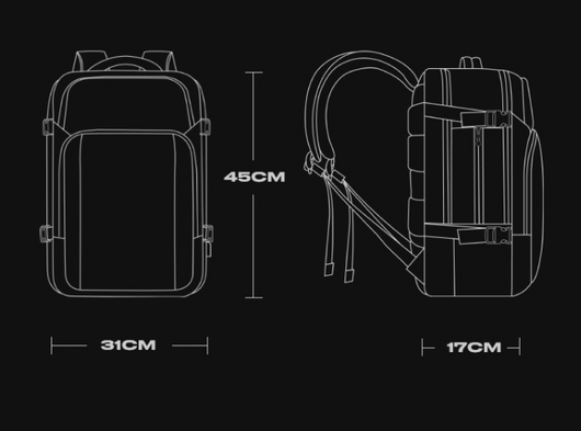 Mochila de Viaje para Hombre con Compartimento para Laptop - Resistente al Agua - Image 6