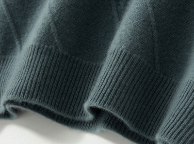 Suéter Cashmere Hombre Cuello Redondo Jacquard Elegante - Image 15