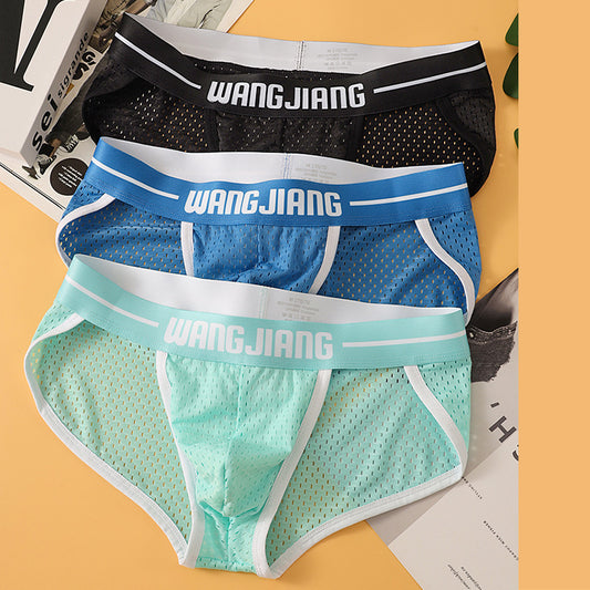 Calzoncillos Triangle Transpirables de Seda Helada para Hombre