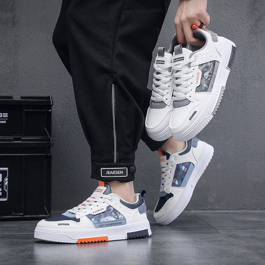 Tenis Blancos Casuales para Hombre - Zapatillas Versátiles de Moda - Image 7