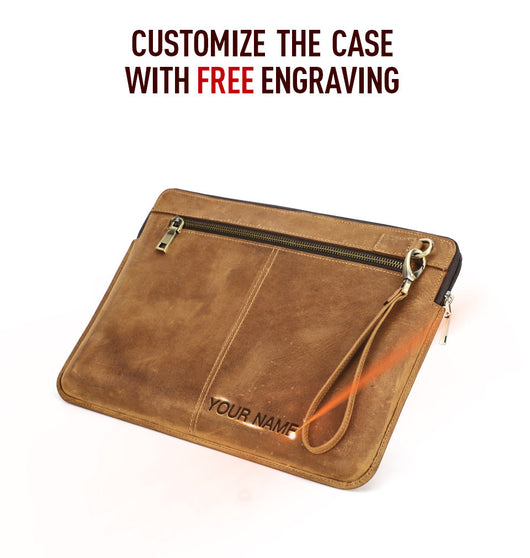 Funda Protectora para Laptop en Cuero Crazy Horse - Maletín Portátil Elegante - Image 23