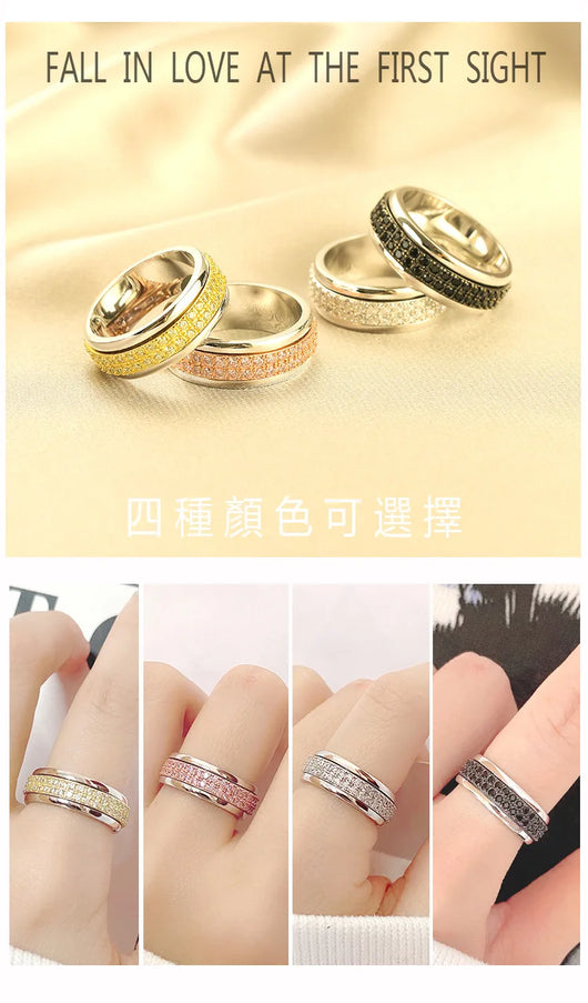 Anillo Giratorio de Plata Esterlina para Mujer - Diseño Minimalista - Image 11