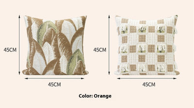 Sofá Moderno para Sala de Estar Crema con Cojines Decorativos - Image 8