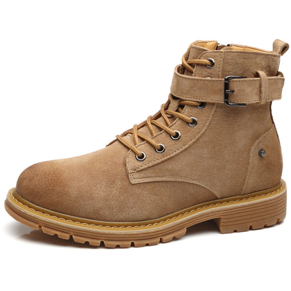 Botas de Cuero para Hombre - Botines de Trabajo Premium