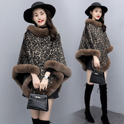 Capa Oversized de Terciopelo Estampado Leopardo - Image 7