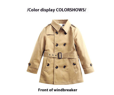 Abrigo Primavera para Niño - Gabardina Clásica Largo - Image 11