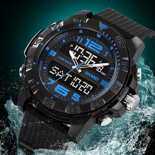 Reloj Deportivo Dual Display Resistente al Agua para Actividades Outdoor - Image 2