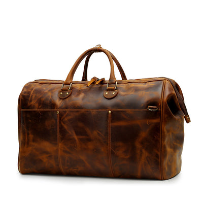 Bolsa de Viaje Cuero Genuino Capacidad Extra Grande para Hombre - Image 6