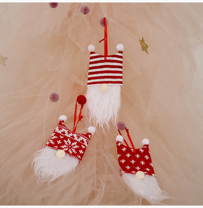Adorno Navideño Gorro Doble Bola con Base de Madera - Decoración Festiva Elegante - Image 15
