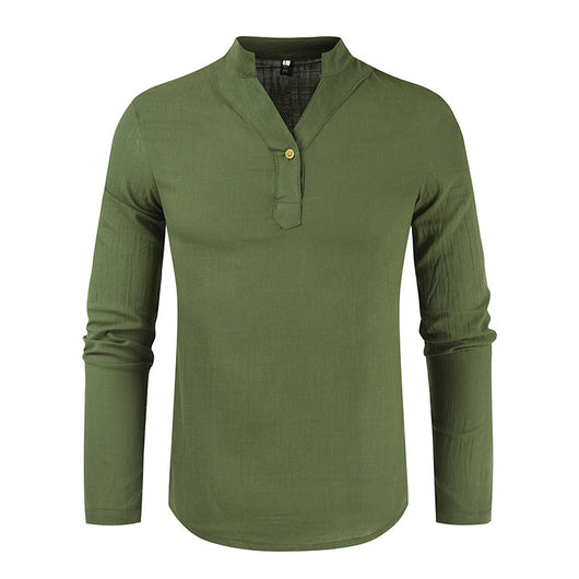 Playera Cuello V Hombre Importada - Diseño Clásico y Versátil - Image 4