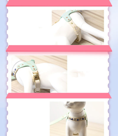 Traje Protector Diamond en Cuero PU para Perros y Gatos - Image 10