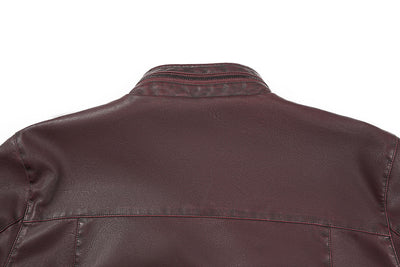 Chaqueta de Cuero PU para Hombre - Primavera y Otoño - Image 8