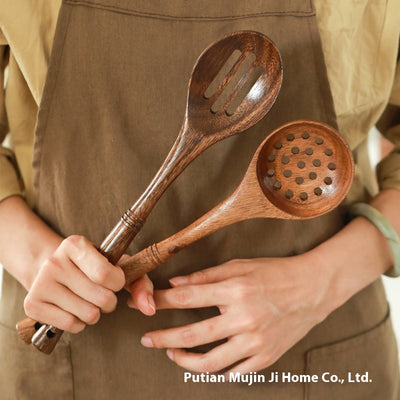 Espátula de Madera con Mango Largo Antiadherente - Utensilios de Cocina Profesionales - Image 30