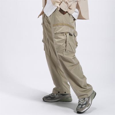 Pantalón Overol Funcional Americano con Múltiples Bolsillos y Pliegues - Image 8