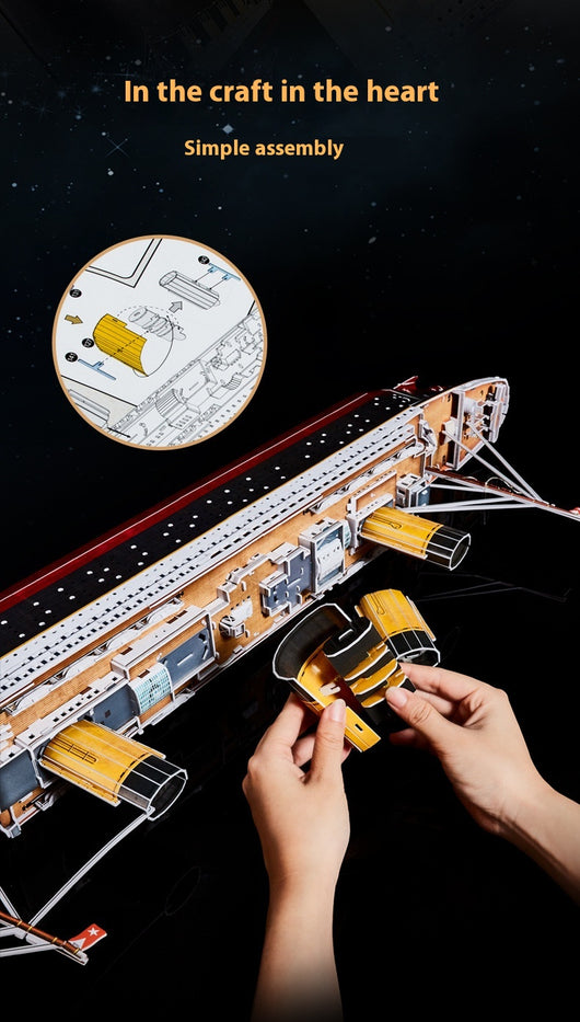 Maqueta de Barco de Papel Tiedani - Modelo 3D para Armar a Mano - Image 12