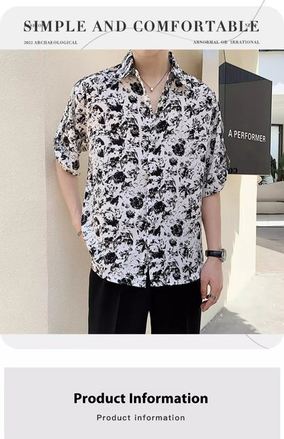Playera Suelta Oversize de Manga Corta para Hombre - Estilo Casual Versátil - Image 11