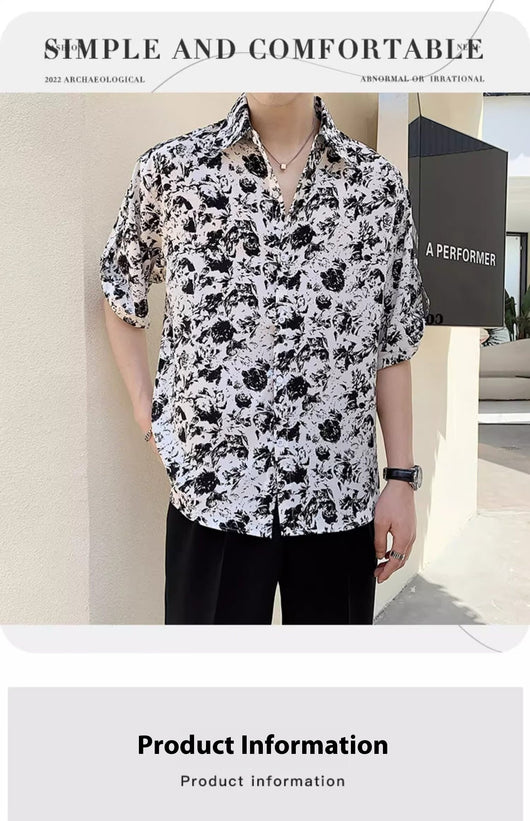 Playera Suelta Oversize de Manga Corta para Hombre - Estilo Casual Versátil - Image 11
