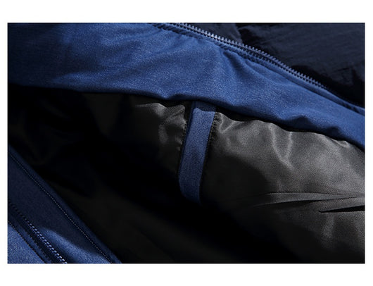 Abrigo Denim Acolchado Retro Americano para Hombre - Image 32
