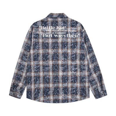 Camisa Cuadros Punk Oversized para Hombre - Image 6